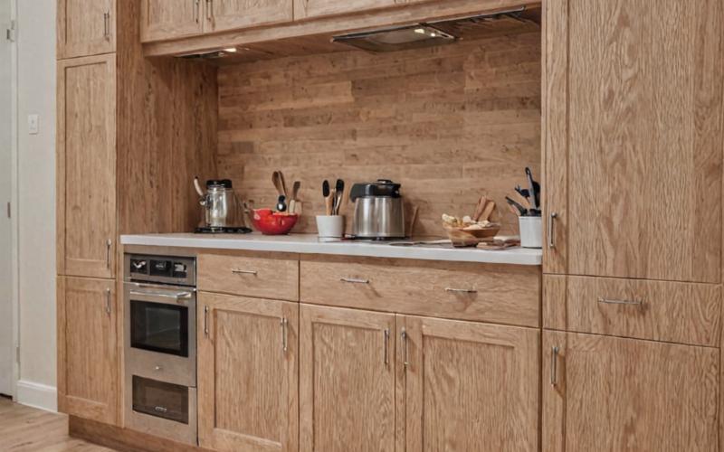 Modern kitchen with custom shaker-style cabinets